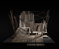 Jozef Ciller – F. Švantner: Nevesta hôľ. Maketa scény 