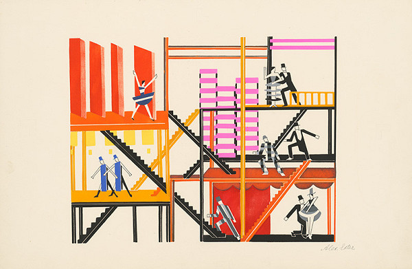 Alexandra Exter – Maquettes de Théatre I.-XV. 