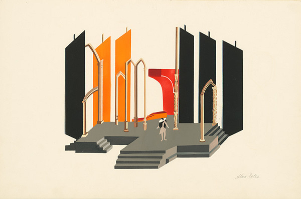 Alexandra Exter – Maquettes de Théatre I.-XV. 