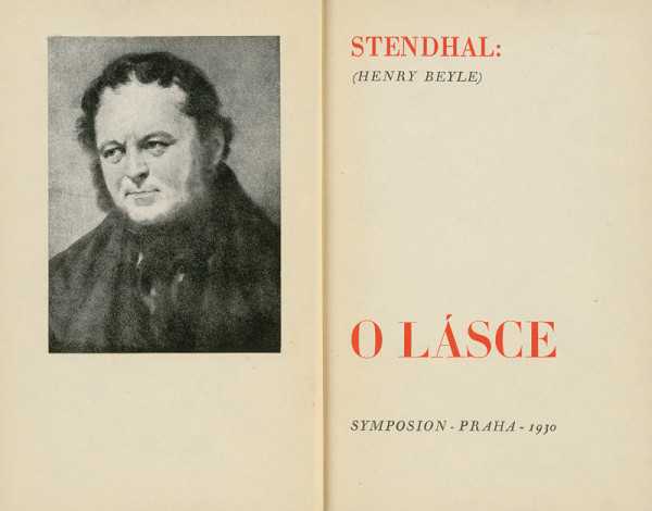 Karel Teige – H.B.Stendhal: O lásce 