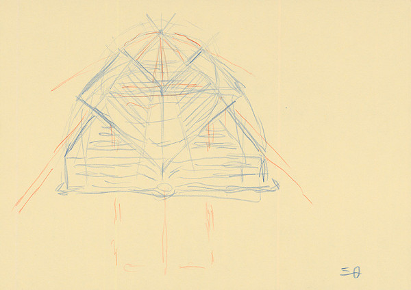 Emil Drličiak – T. Bernhard: Korektúra korektúry. Návrhy scény. 