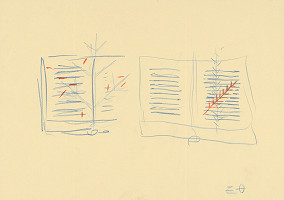 Emil Drličiak – T. Bernhard: Korektúra korektúry. Návrhy scény. 