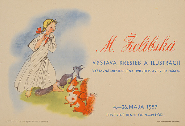 Mária Želibská – Výstava kresieb a ilustrácií  - M.Želibská
