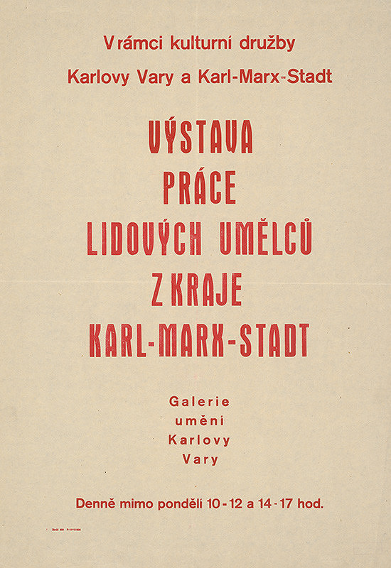 Český autor – Výstava prác ľudových umelcov z kraja Karl-Marx Stadt