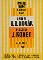 Karlovarský autor – Obrazy-V.V.Novák, Plastika - J.Kodet 