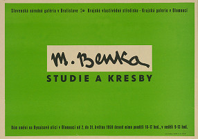 Olomoucký autor – M.Benka - štúdie,kresby 