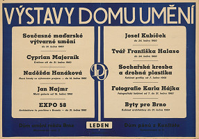 Brnenský autor – Výstavy - Dom umenia Brno - Súčasné maďarské výtvarné umenie 