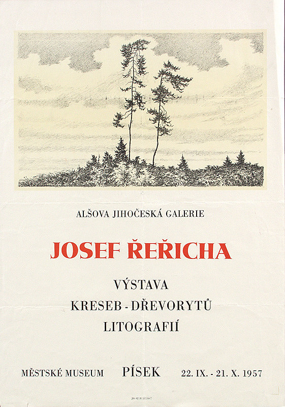 Český autor – Výstava kresieb,drevorytov,litografií - Jozef Řeřicha