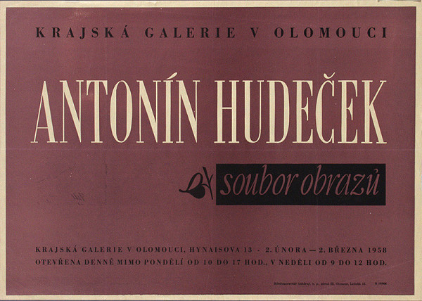Moravský autor – Súbor obrazov - Antonín Hudeček