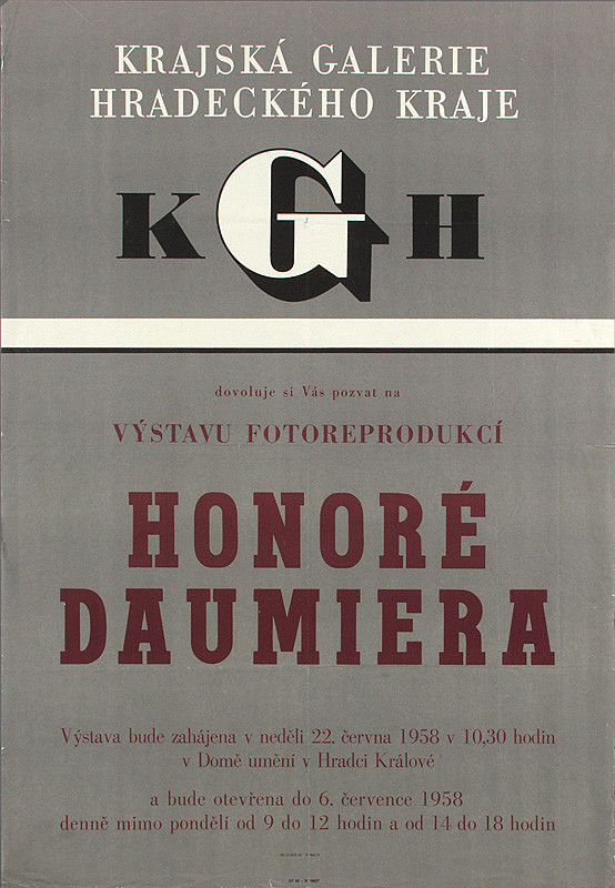 Český autor – Výstava fotoreprodukcií - Honoré Daumiera 