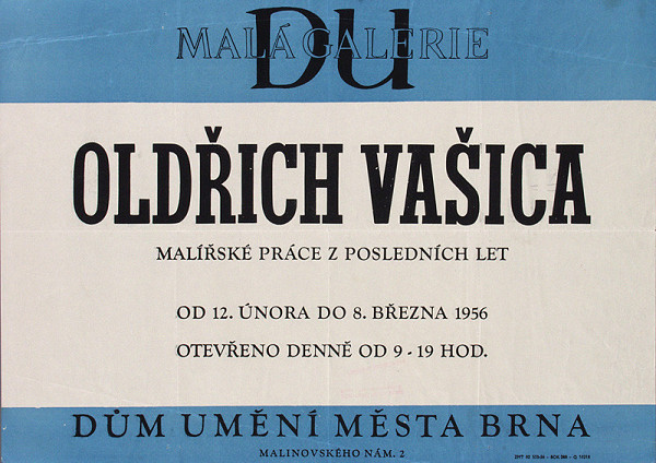 Moravský autor – Maliarske práce - Oldřich Vašica