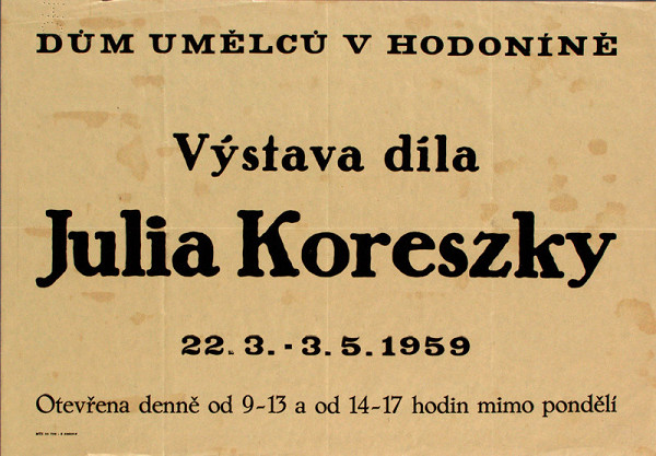 Moravský autor – Výstava diela Júliusa Koreszku