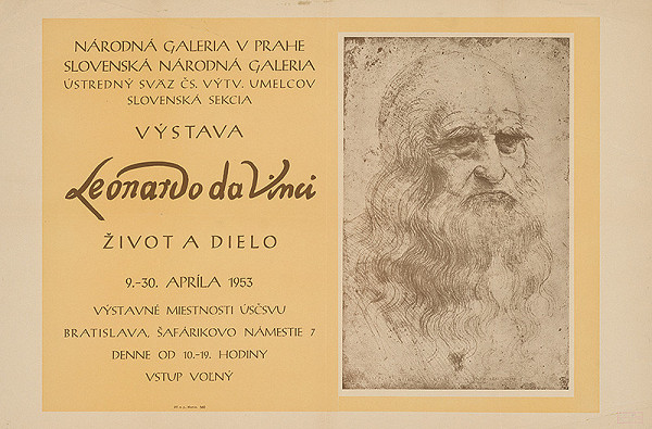 Slovenský autor – Výstava - Leonardo da Vinci