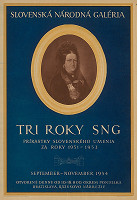 Anton Hollý – Tri roky SNG. Prírastky slovenského umenia za roky 1951 - 1953. 
