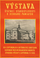 Slovenský autor – Výstava štátnej starostlivosti o ochranu pamiatok 