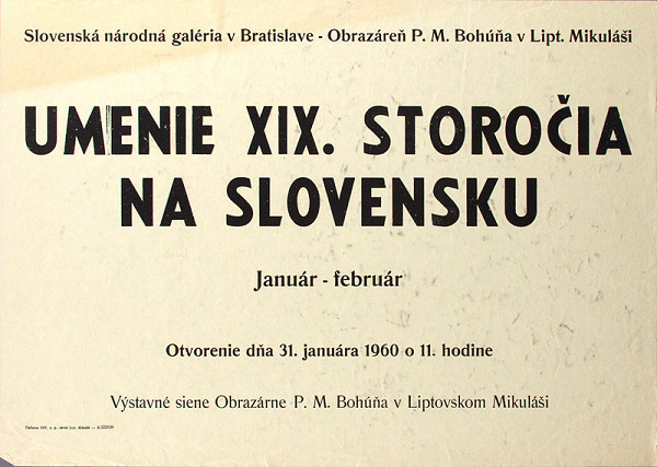 Slovenský autor – Umenie XIX.storočia na Slovensku