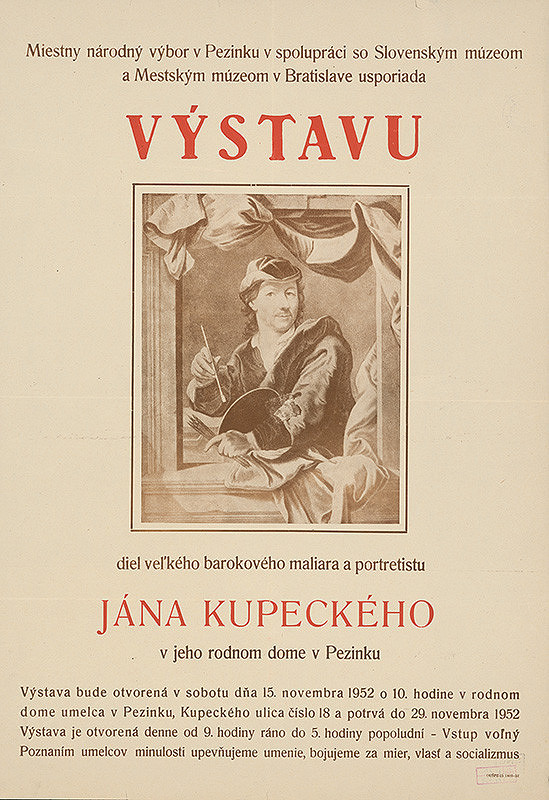 Slovenský autor – Výstava Jána Kupeckého