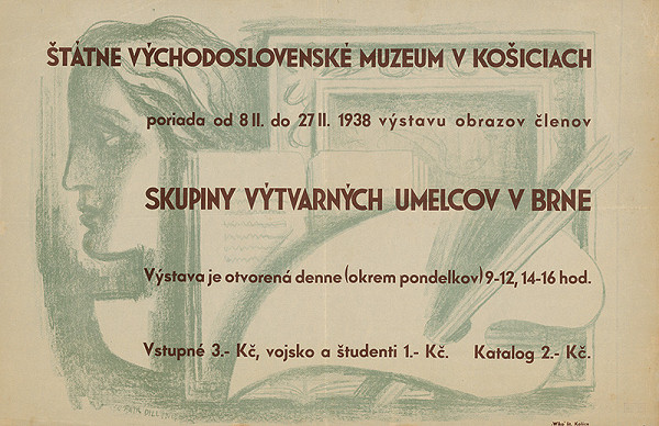 Petr Dillinger – Výstava obrazov členov Skupiny výtvarných umelcov v Brne. Štátne východoslovenské muzeum v Košiciach 