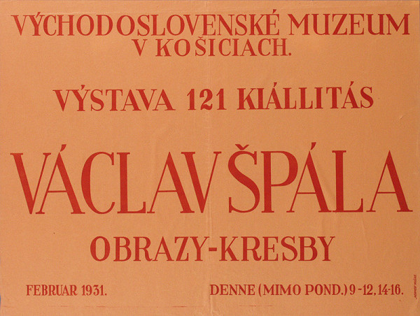 Košický autor – Obrazy,kresby - Václav Špála
