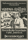 Martin Benka – Výstava - Martin Benka,Štefan Straka,Cyril Jančálek 