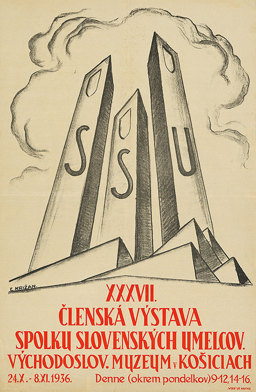 Ľudovít Križan – XXXVII.členská výstava Spolku slovenských výtvarných umelcov