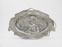 Slovenský remeselník zo začiatku 20. storočia – Podnos secesný 