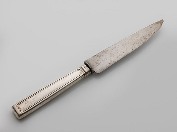 Rakúsko-Uhorský zlatník z 19. storočia – Nôž 