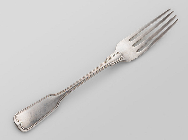 Rakúsko-Uhorský zlatník z 19. storočia – Vidlička dezertná 