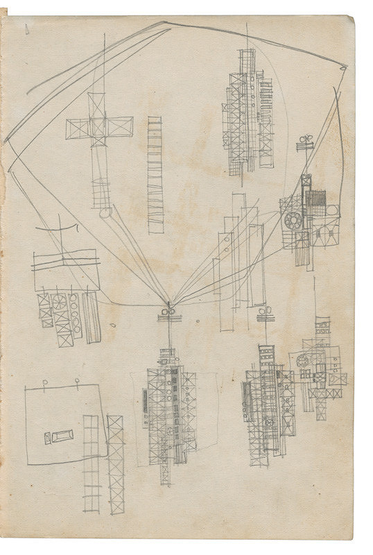 Anton Cepka – Skicár (1. list) 