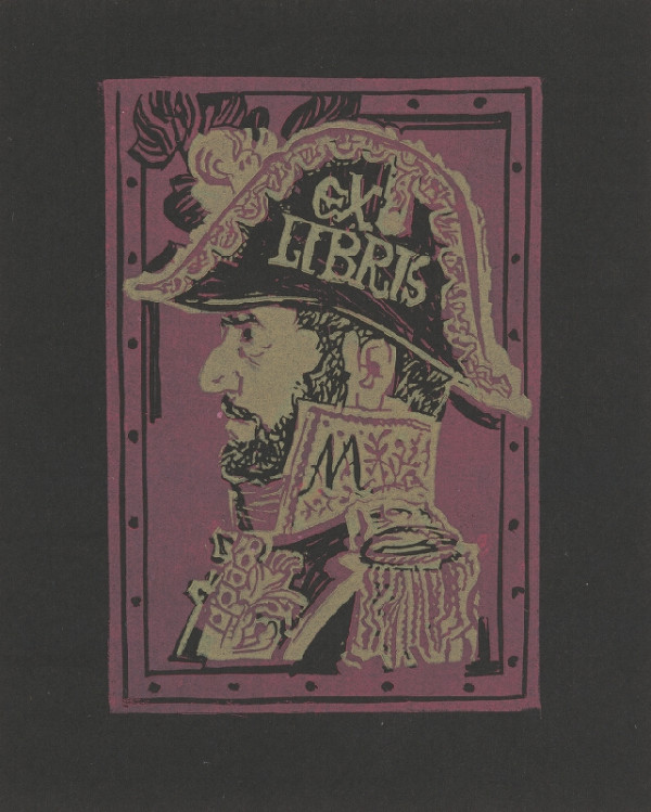 Jaroslav Vodrážka – Ex libris M 