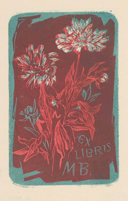 Jaroslav Vodrážka – Ex libris M B 