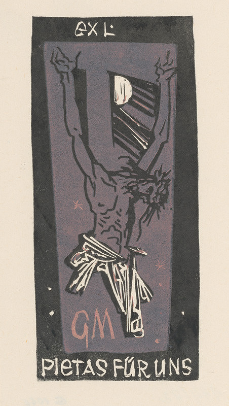 Jaroslav Vodrážka – Ex libris G M 