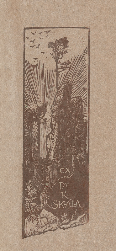 Jaroslav Vodrážka – Ex libris Dr. K. Skála 