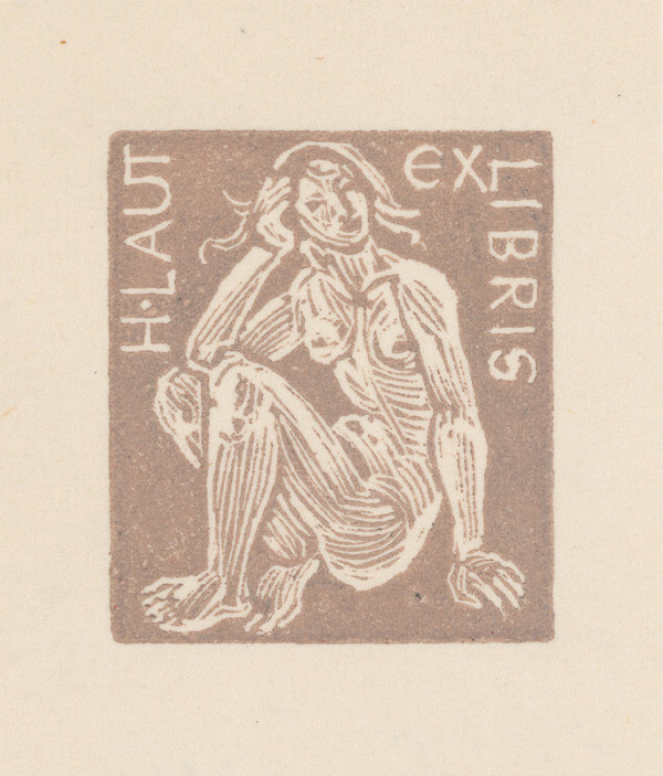 Jaroslav Vodrážka – Ex libris H. Laut