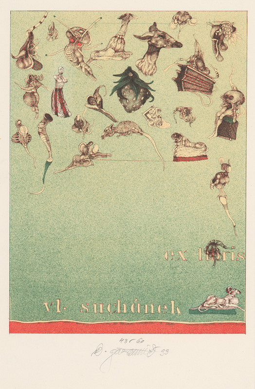 Vladimír Gažovič – Ex libris Vladimír Suchánek 