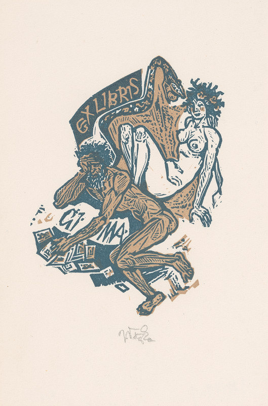 Jaroslav Vodrážka – Ex libris Gi Ma 