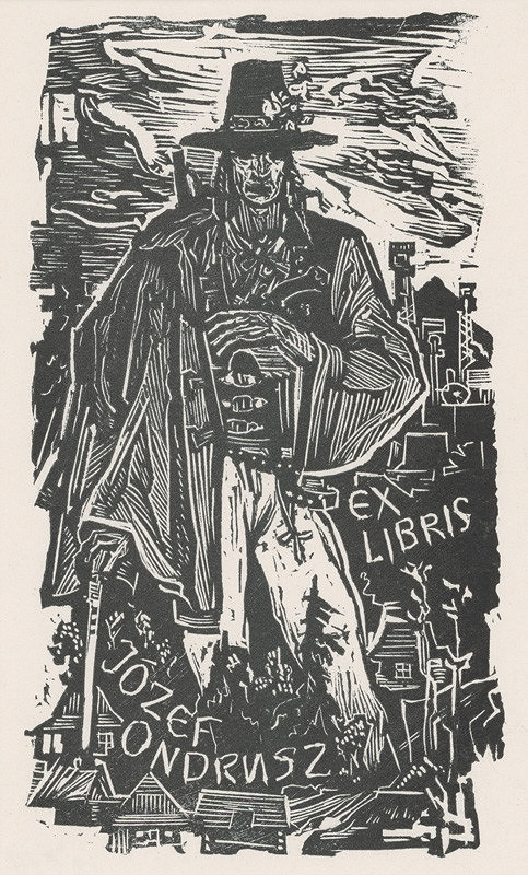 Jaroslav Vodrážka – Ex libris Jozef Ondrusz 