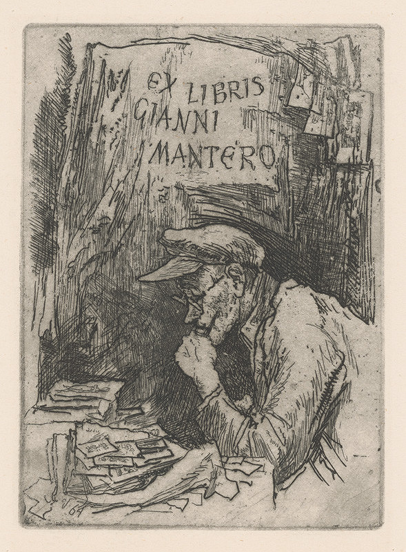 Jaroslav Vodrážka – Ex libris Gianni Mantero