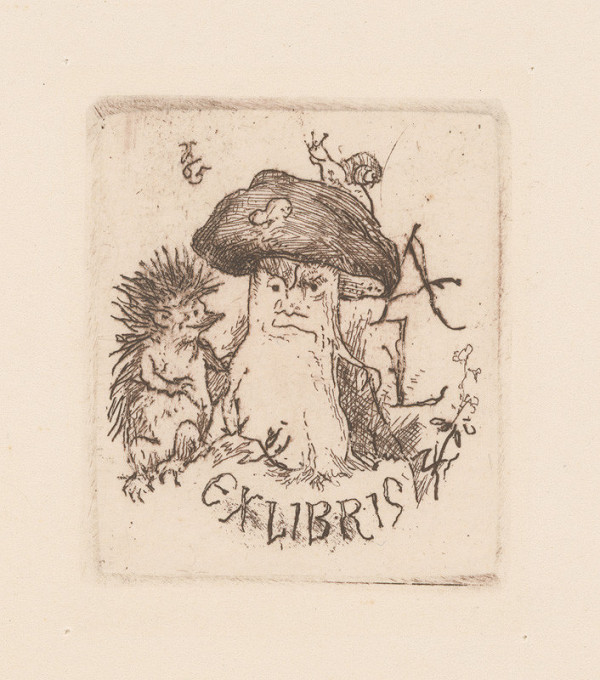 Jaroslav Vodrážka – Ex libris A L 