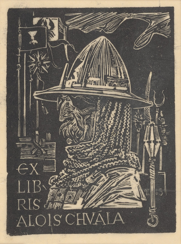 Jaroslav Vodrážka – Ex libris Alois Chvála 