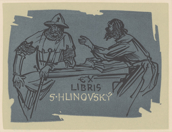 Jaroslav Vodrážka – Ex libris J. Hlinovský 