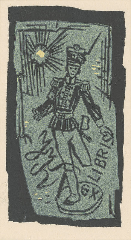 Jaroslav Vodrážka – Ex libris JK. 