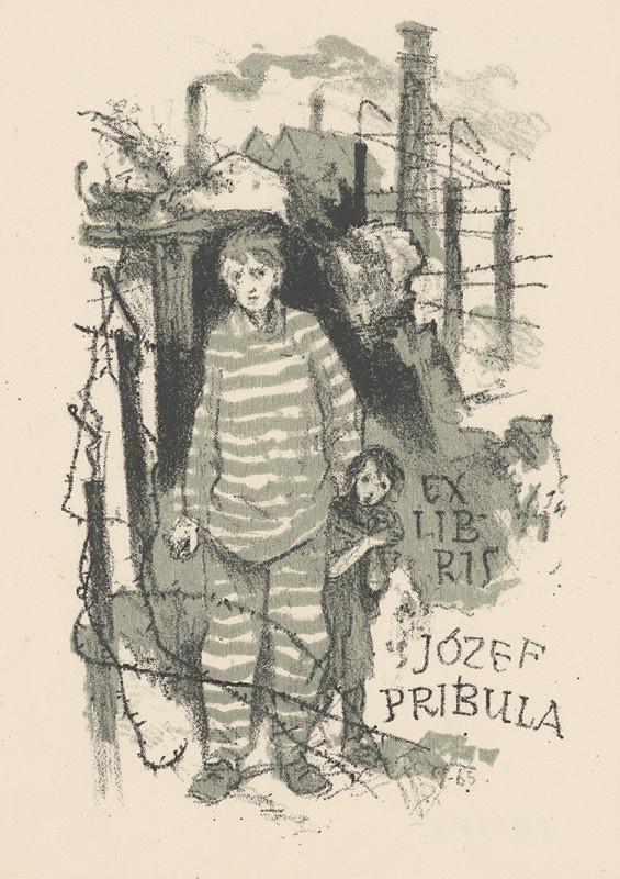 Jaroslav Vodrážka – Ex libris Jozef Pribula 