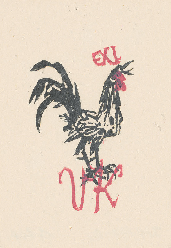 Jaroslav Vodrážka – Ex libris VK 