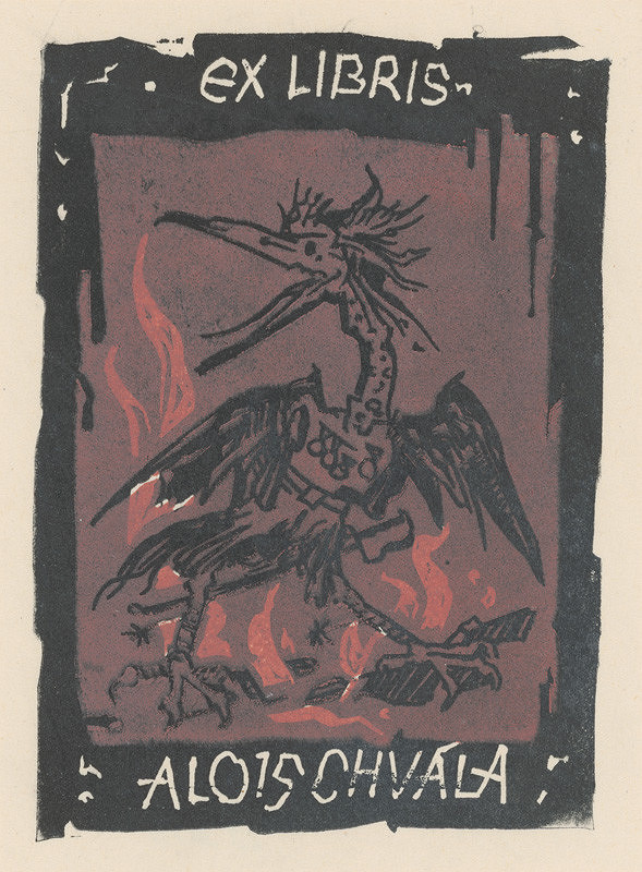 Jaroslav Vodrážka – Ex libris Alois Chvála 