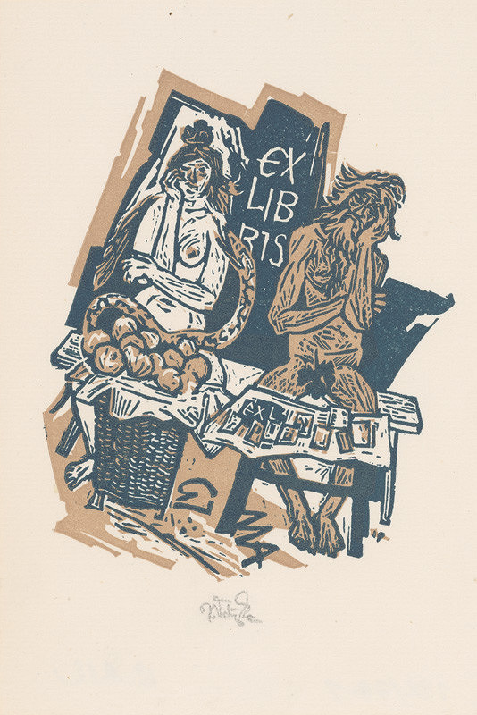 Jaroslav Vodrážka – Ex libris GI MA V 