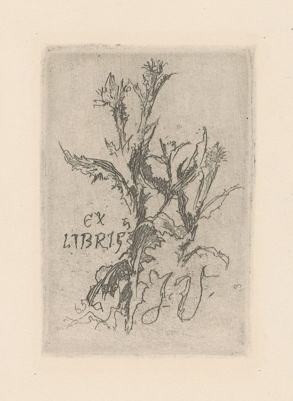 Jaroslav Vodrážka – Ex libris J.V. 