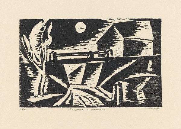 Miroslav Marček – Krajina s mostom 