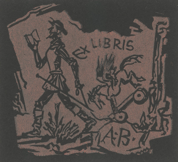 Jaroslav Vodrážka – Ex libris A.B. 