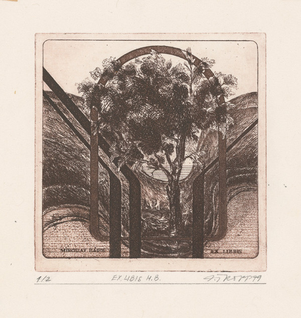 Stanislav Tropp – Ex libris Miroslav Bardi 